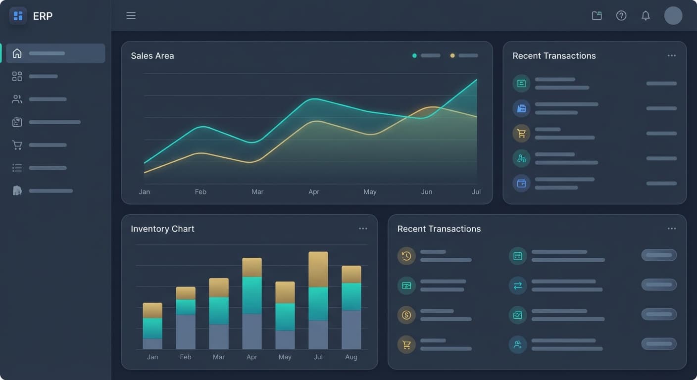 Dashboard Clareza Gestão - Visualize suas vendas, estoque e finanças em tempo real
